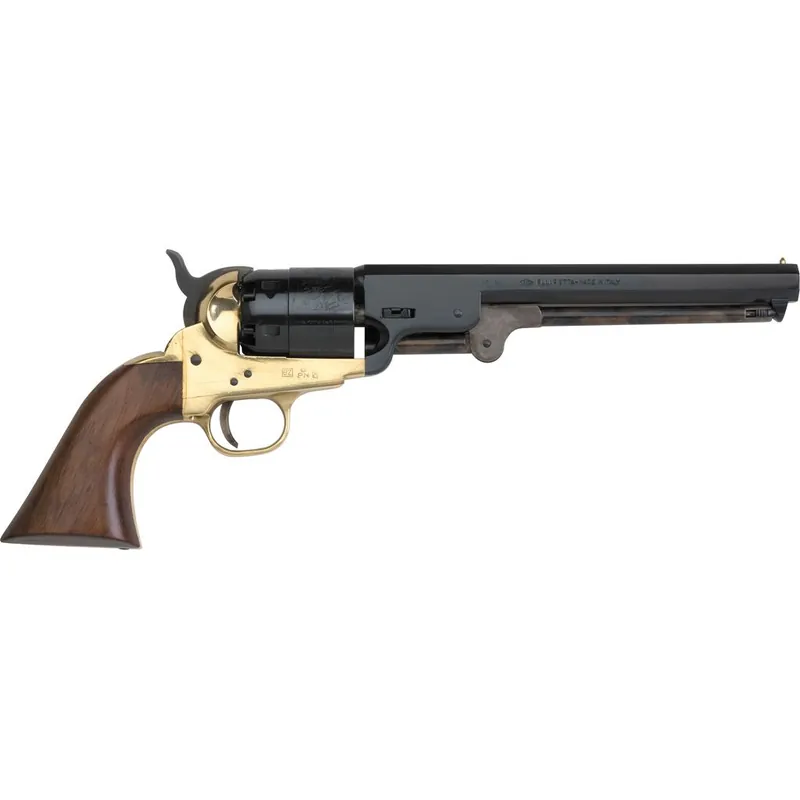 Buy Online | Pietta 1851 Navy Confederate Blackpowder Revolver .44 Cal 7.5in Brass Frame