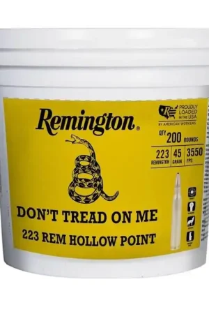 .223 Remington 45GR JHP DTOM BUCKET 200 Rounds | Available Now