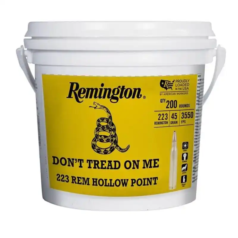 .223 Remington 45GR JHP DTOM BUCKET 200 Rounds | Available Now