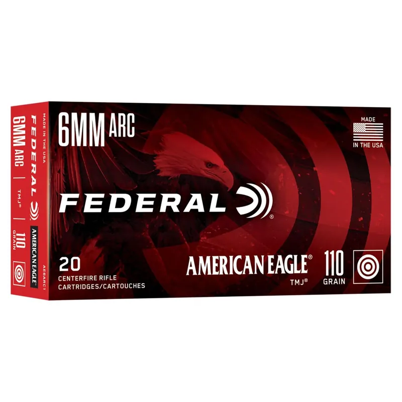 6MM ARC 110GR TMJ AMERICAN EAGLE 20 ROUNDS | Top Quality