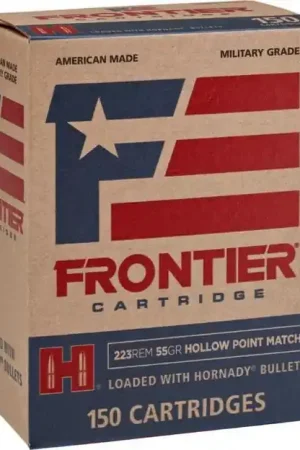 Available Now - FRONTIER .223 REM 55 GR HOLLOW POINT MATCH 150 Round ORIENTED