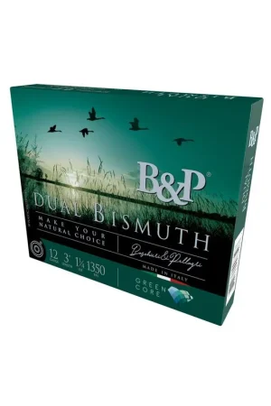 B&P DUAL BISMUTH 12GA 3'' 1-1/4OZ 4+3 1350FPS 10/RD | Extra Savings