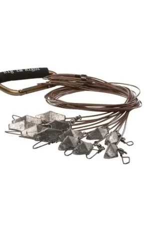 48in Xtreme Cable TX Rigs 4oz weights (per doz) - Top Seller